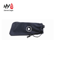 High quality reusable customized microfiber drawstring pouch